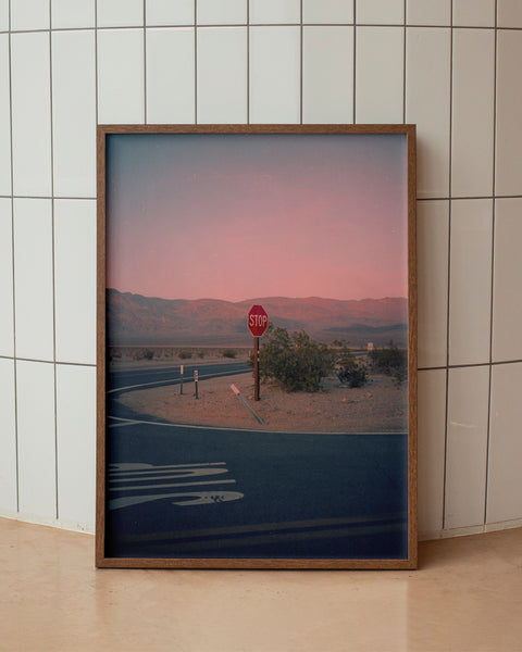 Los Angeles Stop Sign Poster 50x70cm